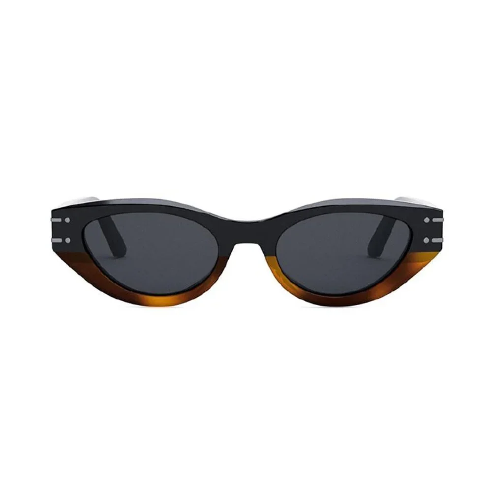 NEW DIOR SUNGLASSES DIOR  DIORSIGNATURE B5I 18A0 BLACK HAVANA EYEWEAR - Picture 3 of 4